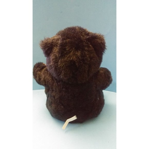 Sitting Black Teddy Bear  Stuff Animal 14'' Plush - Picture 6 of 9